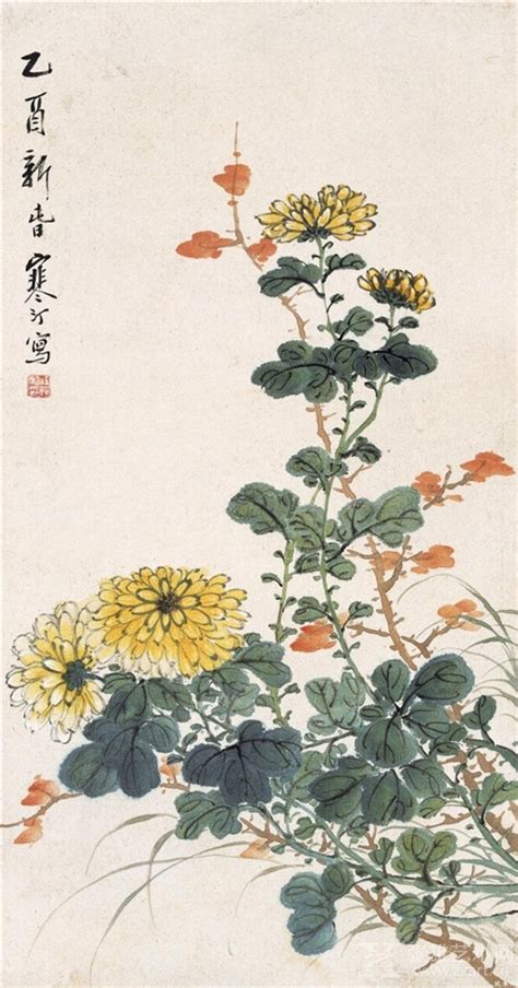 国画菊花|国画菊花九大经典作品